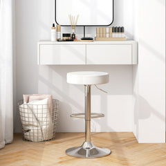 1 Piece Round Bar Stool Adjustable Swivel Pub Chair