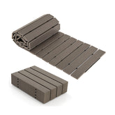 8 Ft Outdoor Garden Pathway Patio Roll Out Straight Walkways with Metal Wire Connection