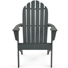 Acacia Wood Outdoor Adirondack Chair with Ergonomic Design