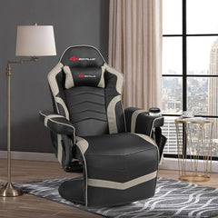 Ergonomic High Back Massage Gaming Chair Gaming Recliner with Pillow
