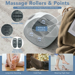 Steam Foot Spa Massager With 3 Heating Levels and Timers