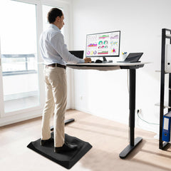 Portable Anti-Fatigue Standing Mat with Massage Point and Diverse Terrain for Office and Home
