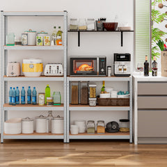 35.5 x 71 Inch Adjustable 5-Layer 2000 lbs Capacity Tool Shelf