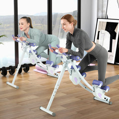 Ab Machine with LCD Monitor and 4 Adjustable Heights