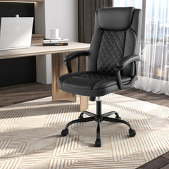 Ergonomic High Back Executive Chair with Thick Headrest Cushion