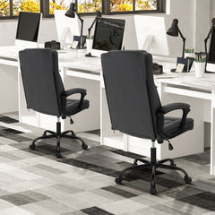 Ergonomic High Back Executive Chair with Thick Headrest Cushion