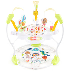 Baby Activity Center Height Adjustable Baby Bouncing Saucer with Interactive Toys