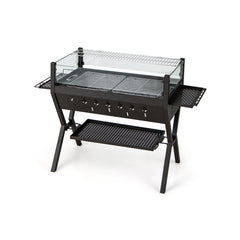 Barbecue Charcoal Grills with Wind Guard Seasoning Racks