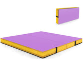 4ft x 4ft x 4in Bi-Folding Gymnastic Tumbling Mat with Handles and Cover