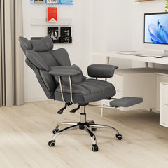 PU Leather Home Office Chair 400 lbs High Back Executive Chair