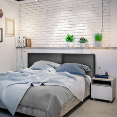Twin Size Wall-Mounted Upholstered Bed Headboard