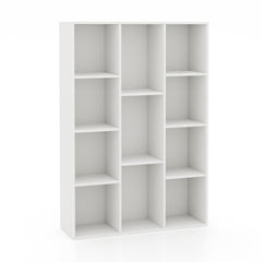 11-Cube Multifunctional Book Storage Organizer Display Cabinet with Anti-tipping Kits
