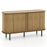 47 Inch Sideboard Buffet Cabinet with Adjustable Shelves for Kitchen Dining Room Living Room Entryway