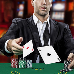 14 Gram Poker Chips 300 Pieces Casino Poker Chip Set In Black