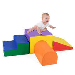Climb and Crawl Foam Block Play Set for Infant Baby
