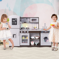 Corner Toy Kitchen Set with Light with Sounds Interactive