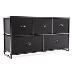 Dresser Storage Tower with 5 Foldable Cloth Storage Cubes