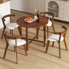 Dual Drop Leaf Dining Table for Small Spaces