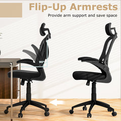 Ergonomic Mesh Office Chair with Adjustable Height for Home Office