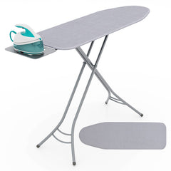 Foldable Ironing Board with Iron Rest and Adjustable Height