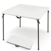 Folding Camping Table with HDPE Tabletop and Rustproof Steel Frame