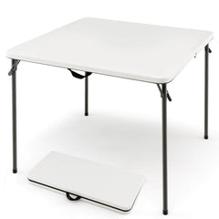 Folding Camping Table with HDPE Tabletop and Rustproof Steel Frame