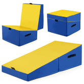 Folding Incline Yoga Gymnastics Tumbling Mat with EPE Foam