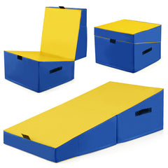 Folding Incline Yoga Gymnastics Tumbling Mat with EPE Foam