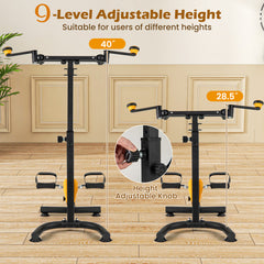 Folding Pedal Exercise Bike with Adjustable Resistance