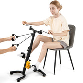 Folding Pedal Exercise Bike with Adjustable Resistance