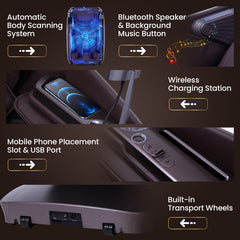 Full Body Zero Gravity Massage Recliner with Airbags and Foot Rollers