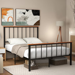 Full/Queen Bed Frame with Headboard and Footboard