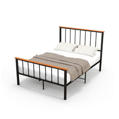 Full/Queen Bed Frame with Headboard and Footboard