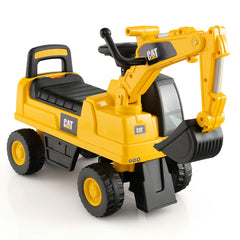 Licensed Caterpillar Kids Ride-On Digger with Adjustable Arm