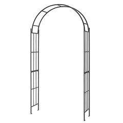 7.5 Feet Metal Garden Arch for Climbing Plants and Outdoor Garden Decor