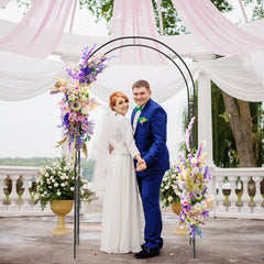 Patio Plant Stand Rack Archway Garden Arch Arbor Trellis