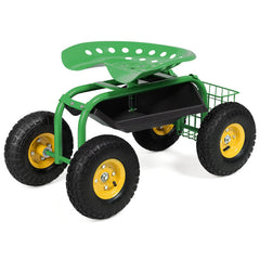 Garden Cart with Heavy Duty Tool Tray