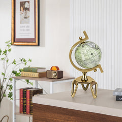 Educational Geographic 5/8/10 Inch World Globe with Triangle Metal Stand