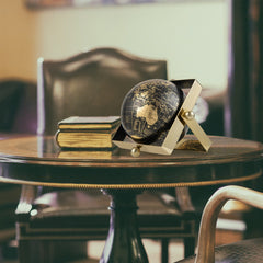 Geographic 6/ 8/ 10 Inch World Globe with Clear Printing and Square Frame