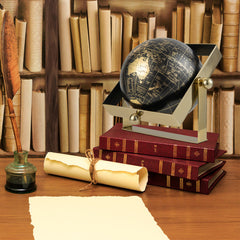 Geographic 6/ 8/ 10 Inch World Globe with Clear Printing and Square Frame