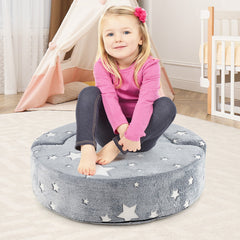 2-in-1 Convertible Glow in the Dark Kids Sofa with Removable Washable Cover