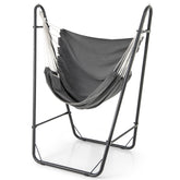 Hammock Chair with Heavy Duty Metal Frame and Side Pocket