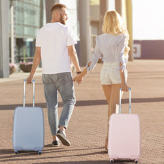 Hardside Luggage with Spinner Wheels with TSA Lock and Height Adjustable Handle