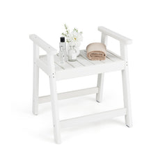 Heavy Duty Shower Bench with Arms for Inside Shower Shaving Legs