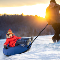40 Inch Inflatable Snow Sled for Kids and Adults