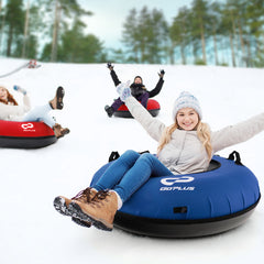 40 Inch Inflatable Snow Sled for Kids and Adults