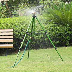 Impact Sprinkler on Tripod Base Set of 2 with 360 Degree Rotation