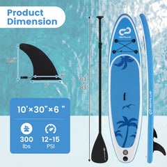 Inflatable Stand Up Paddle Board with Premium SUP Accessories