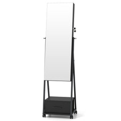 Jewelry Cabinet with Full-Length Mirror