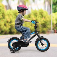 Kids Bike with Adjustable Handlebar and Saddle Black